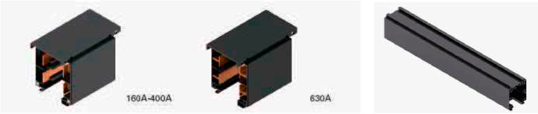 Распределительный шинопровод P-LINE DC Dynlin. Номинальный ток 160-630A прямая секция Распределительный шинопровод P-LINE DC Dynlin. Номинальный ток 160-630A прямая секция