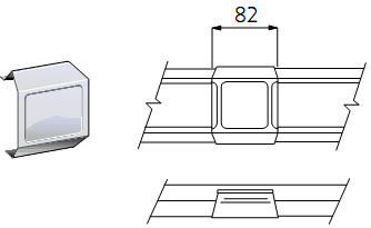 КРЫШКА ТОЧКИ ОТВОДА IP55 КРЫШКА ТОЧКИ ОТВОДА IP55