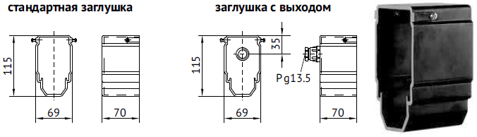 Торцевые заглушки Торцевые заглушки